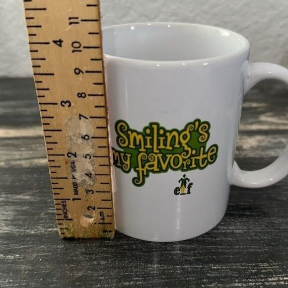 Smilings My Favorite Elf Stoneware Mug  Dishwasher & Microwave Safe  3.75" Tall - Picture 4 of 6